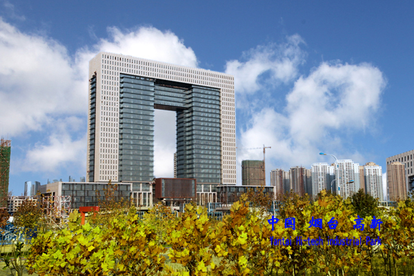 高新区科技cbd核心建筑"创业大厦"交付使用