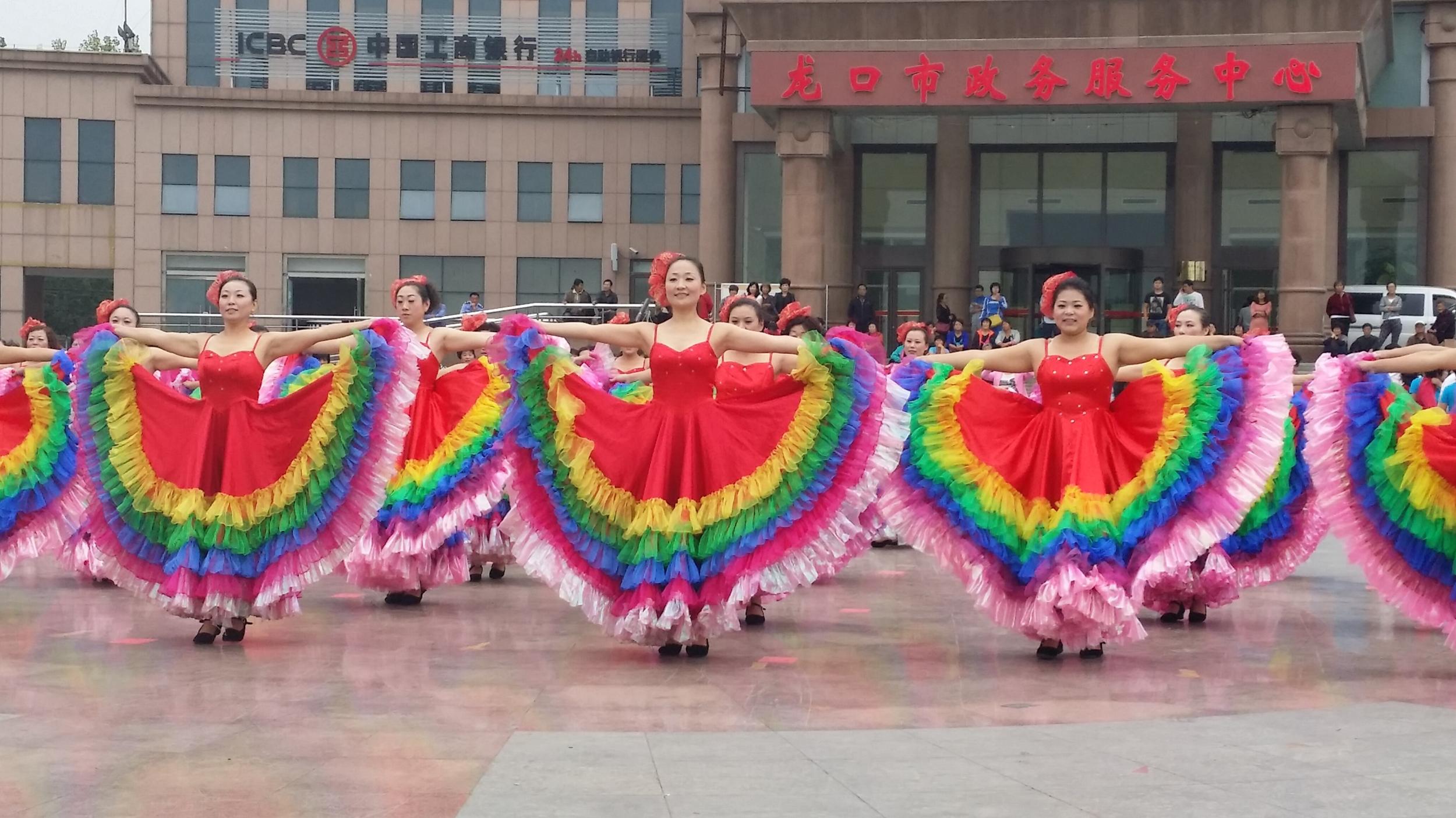 龙口第十四届南山国际长寿文化节广场舞大赛开幕--烟台文广新局