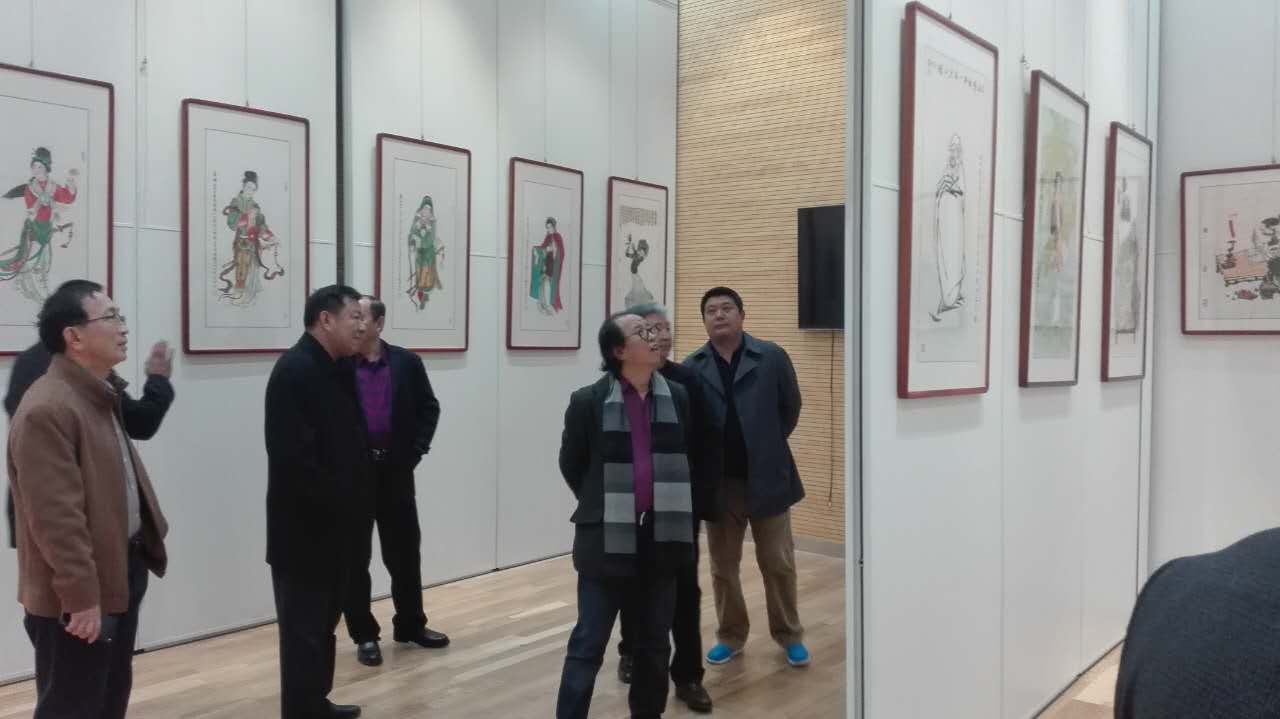 沈洪浩美术作品展在莱州举办