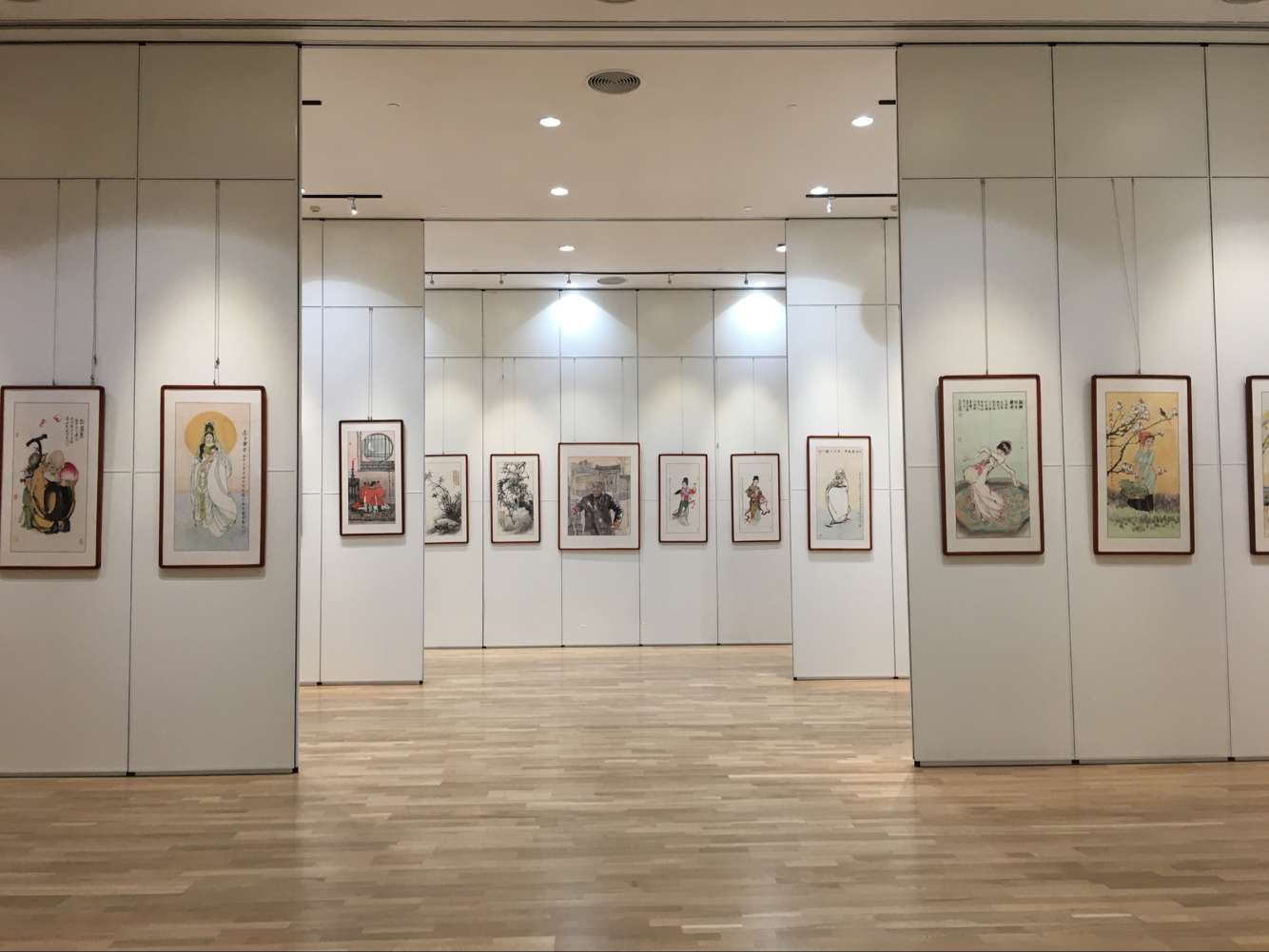 沈洪浩美术作品展在莱州举办