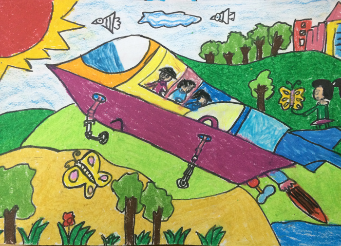 无油飞行多功能汽车 姓名:范芷言 0票