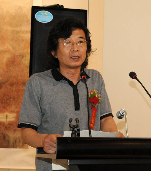 "胶东情——于海龙工笔花鸟画展"在烟台画院开幕