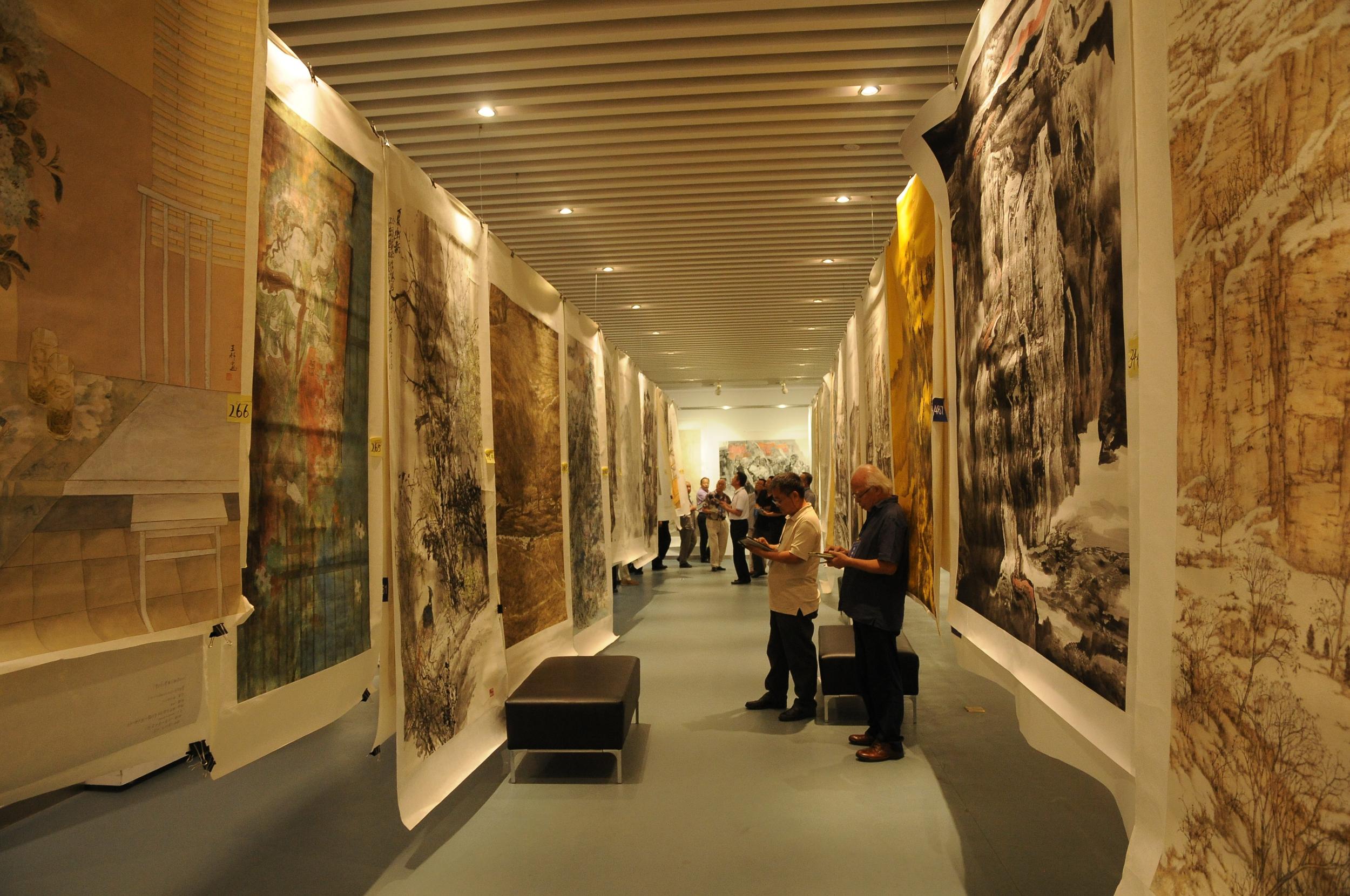 2015全国中国画作品展复评工作圆满结束